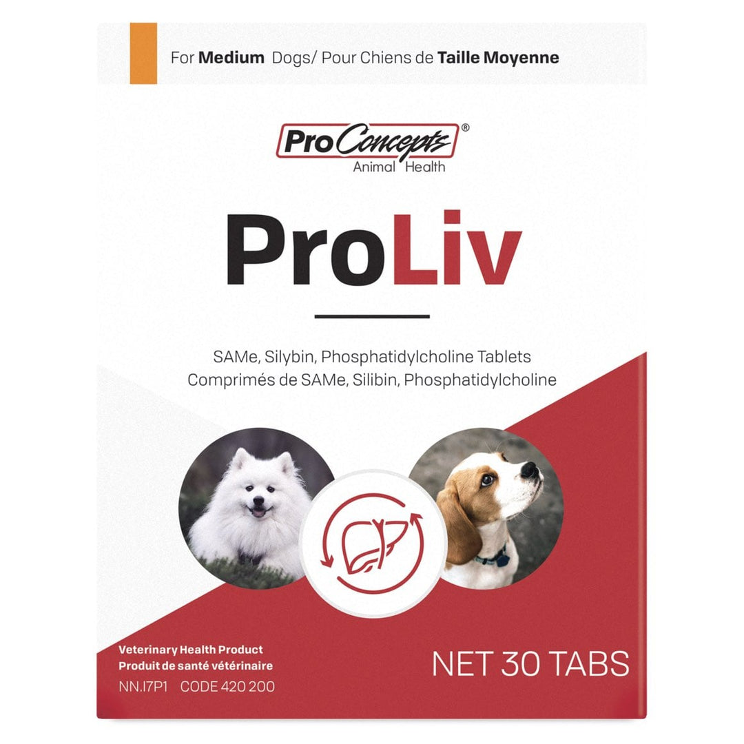 ProConcepts ProLiv Liver Support for Medium Dogs - 30 Chewable Tablets