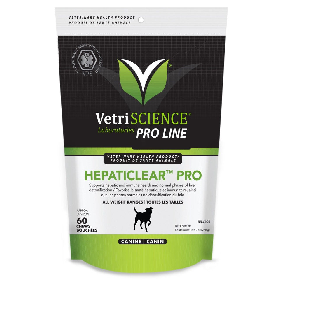 VetriSCIENCE Hepaticlear Pro Chewable Tablets for Dogs