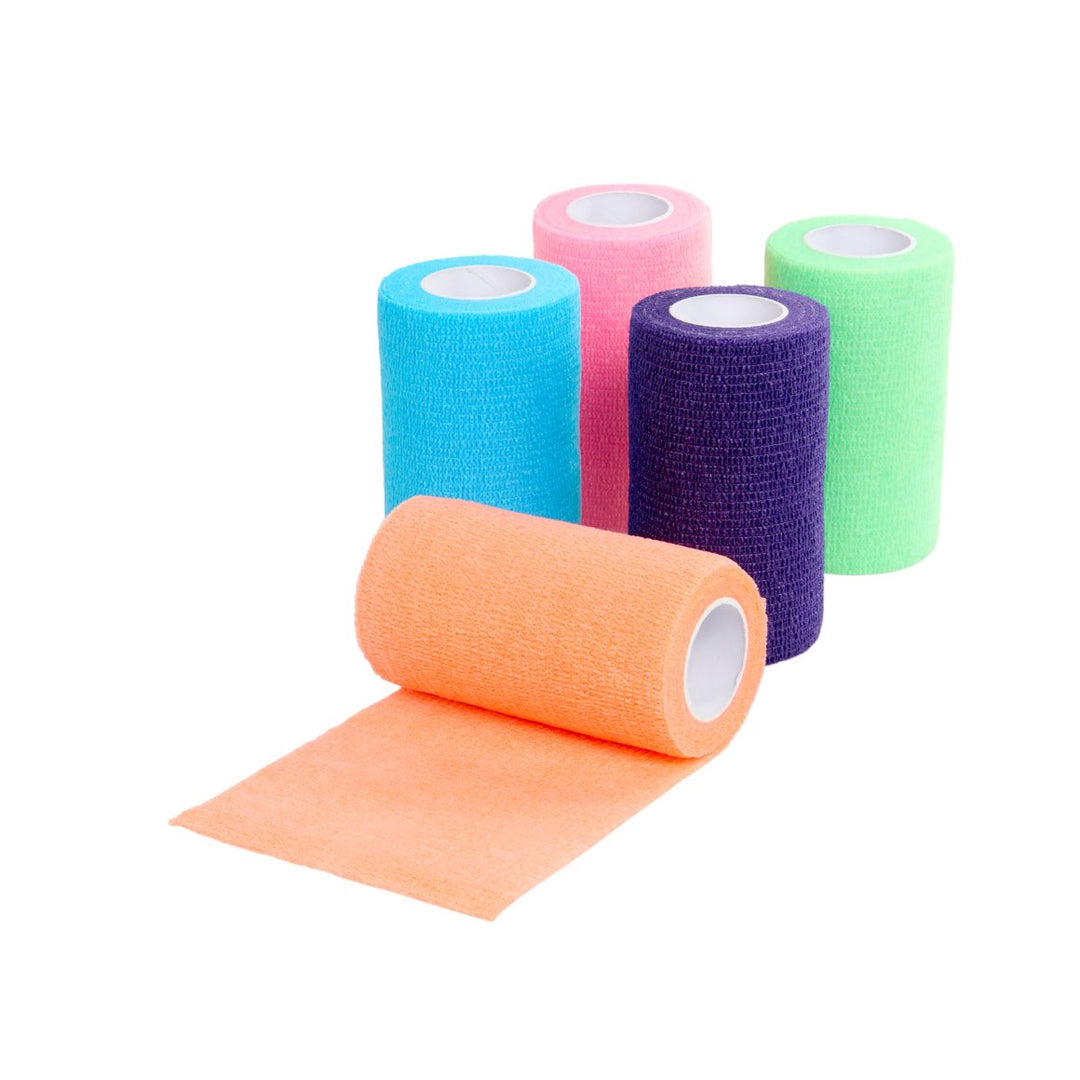 Kruuse Vet-Flex Cohesive Bandage Assorted Neon for Dogs &amp; Cats