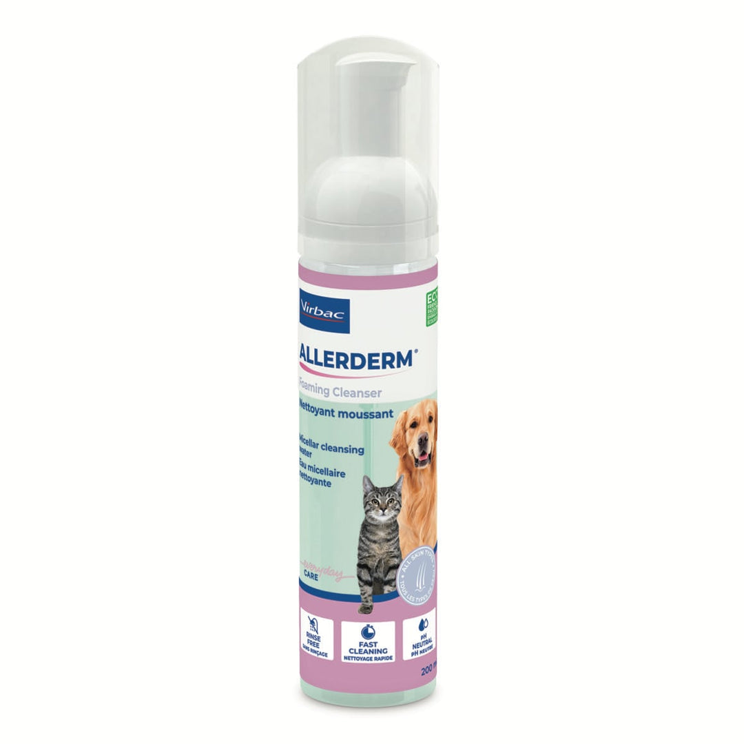 Virbac Allerderm Foaming Cleanser for Cats and Dogs 200ml
