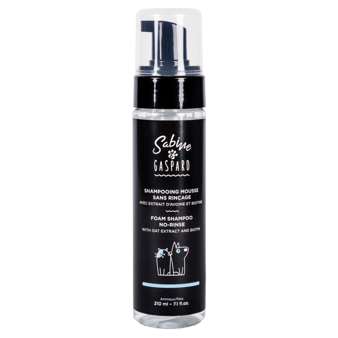 Sabine et Gaspard No-Rinse Shampoo Foam with Oat and Biotin for Dogs and Cats - 210ml