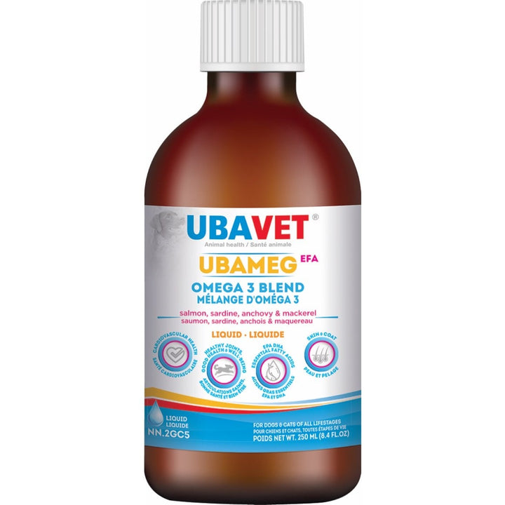 Ubavet Ubameg EFA Omega-3 Four Blend Liquid for Dogs &amp; Cats