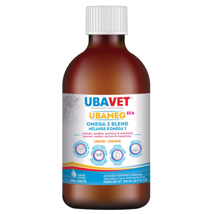 Ubavet Ubameg EFA Omega-3 Four Blend Liquid for Dogs &amp; Cats