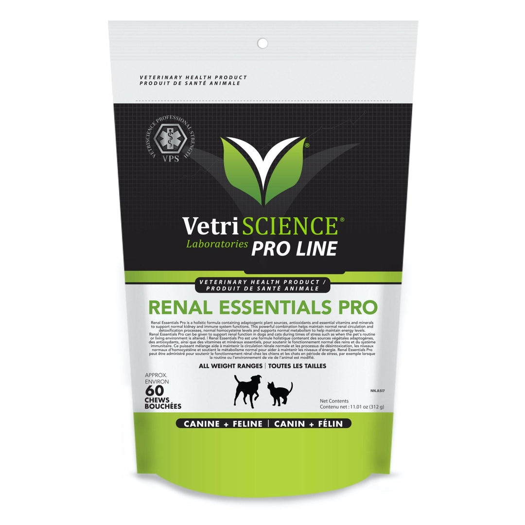 VetriSCIENCE Renal Essentials Pro Original Chews for Dogs - Kidney Support
