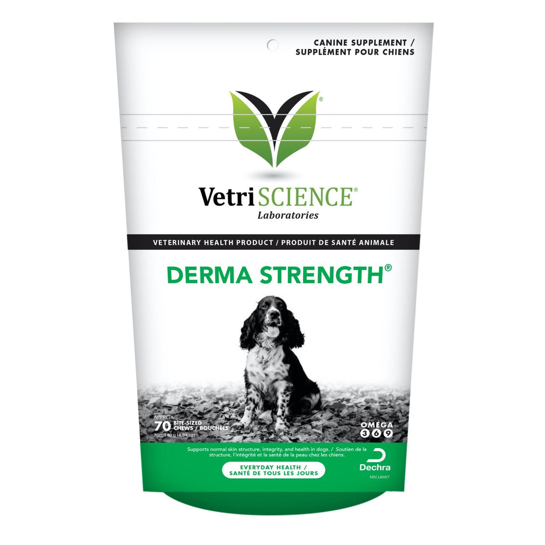 VetriSCIENCE Derma Strength Chews Original for Dogs - 70 Chews