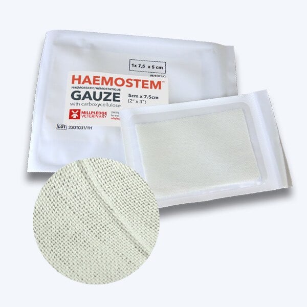 Millpledge Haemostem Haemostatic Gauze for Dogs &amp; Cats