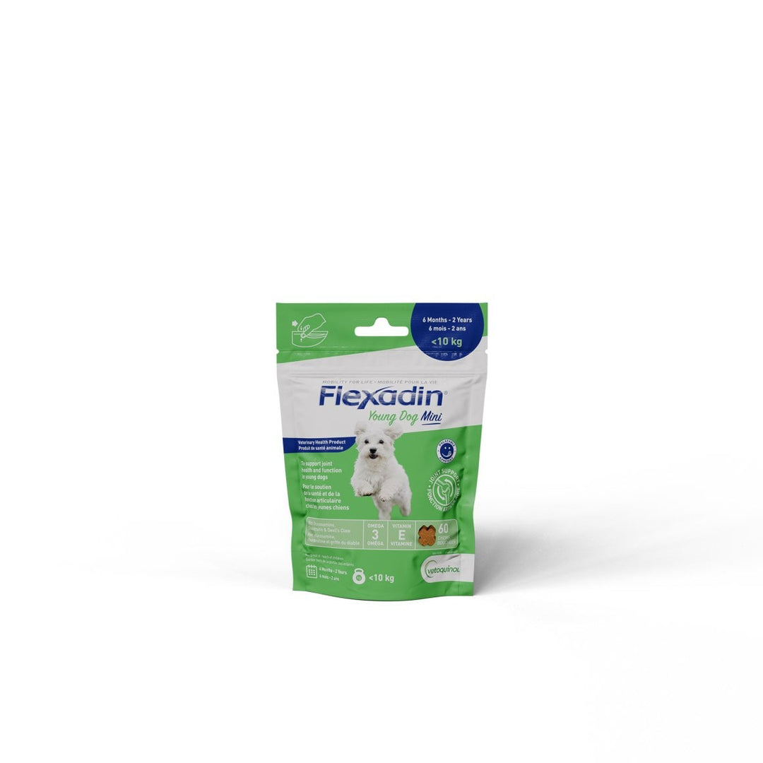 Vetoquinol Flexadin Young Dog Mini Chews Chicken Flavor - 60 Pack