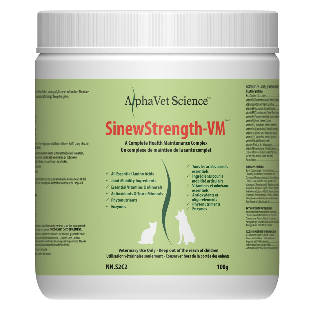 Alpha Sinewstrength-VM Joint Mobility Powder for Dogs &amp; Cats 250g