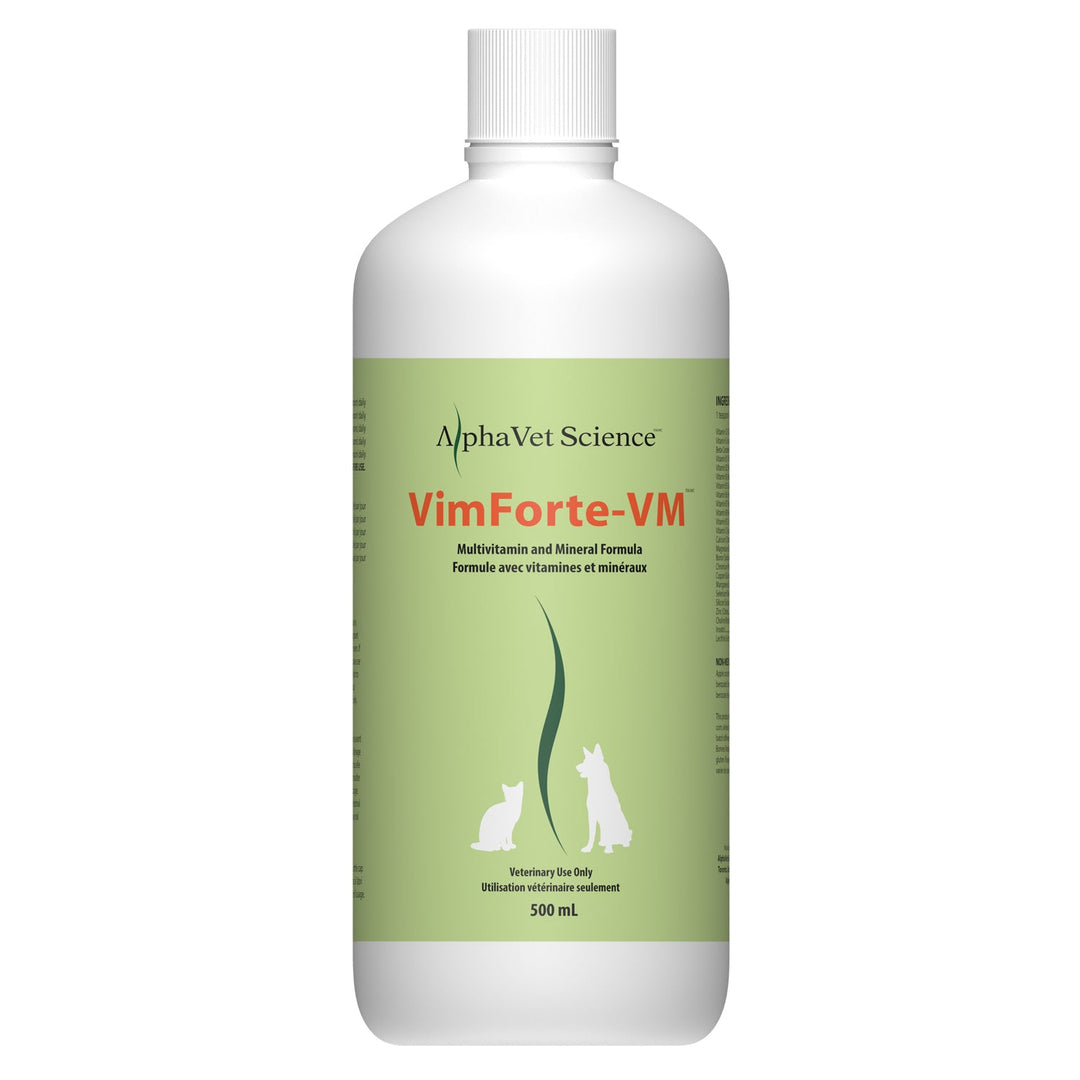 Alpha VimForte-VM Liquid Vitamin Mineral Supplement for Dogs &amp; Cats 120ml