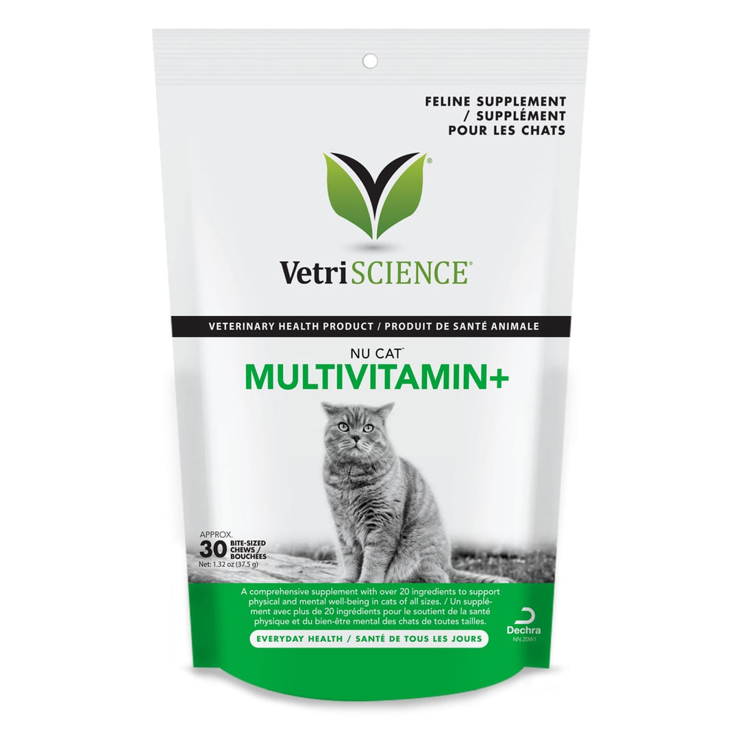 VetriSCIENCE NU CAT Multivitamin+ Chews for Cats 37.5g