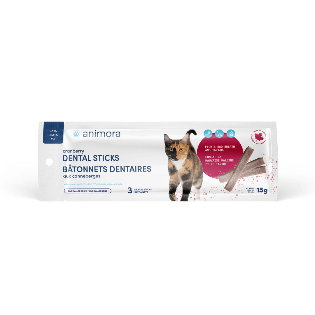 Animora Dental sticks for cats Cranberry, 1x3 stick pack