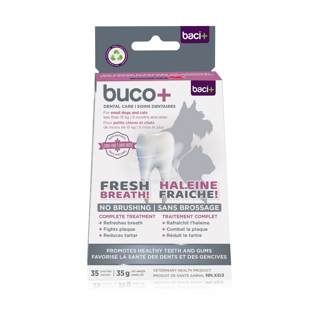 Baci+ Buco+ Dental Powder for Cats &amp; Small Dogs - 56 x 1g Sachets