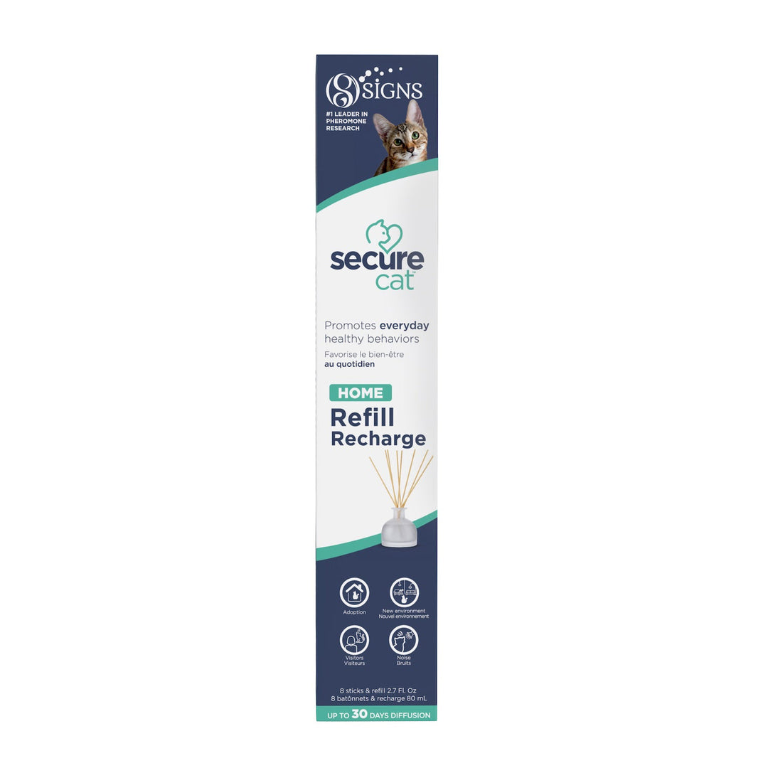 MedVant SecureCat Home 30-day pheromone diffuser refill cartridge for cats