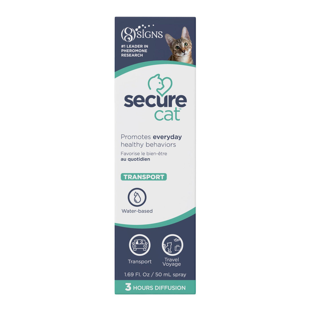 MedVant SecureCat Transport pheromone calming spray for cats 50ml bottle