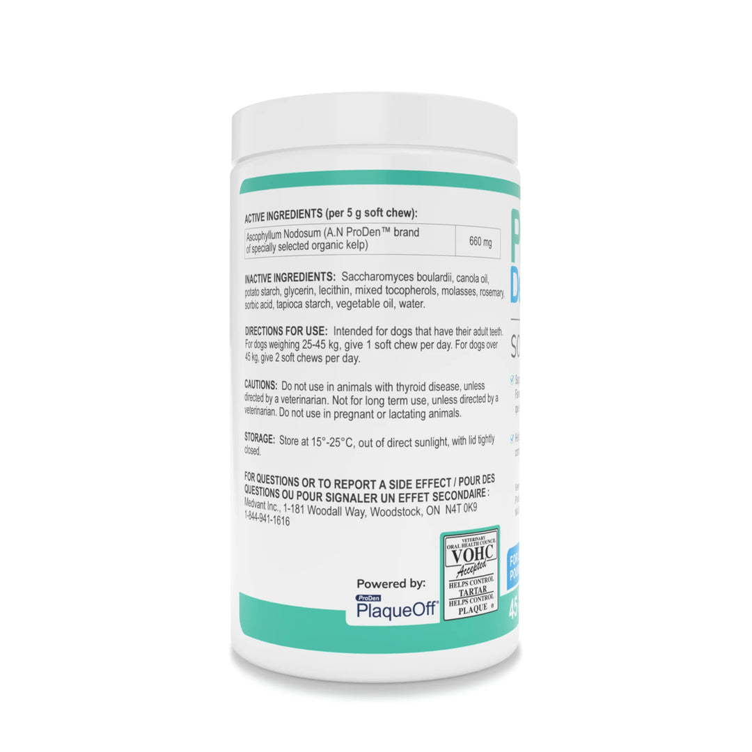 Medvant ProDen DentalCare Soft Chews for Large Dogs - Natural Flavour
