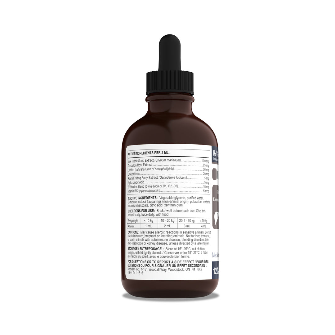 Rx Vitamins Liquid Hepato Liver Support Liquid for Dogs &amp; Cats - Bacon