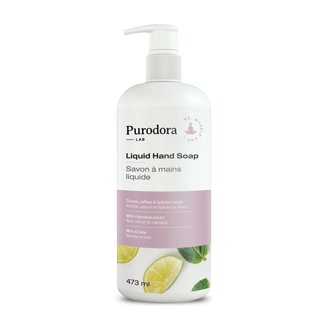 Purodora Hand Soap Liquid - Mint and Lime 473ml