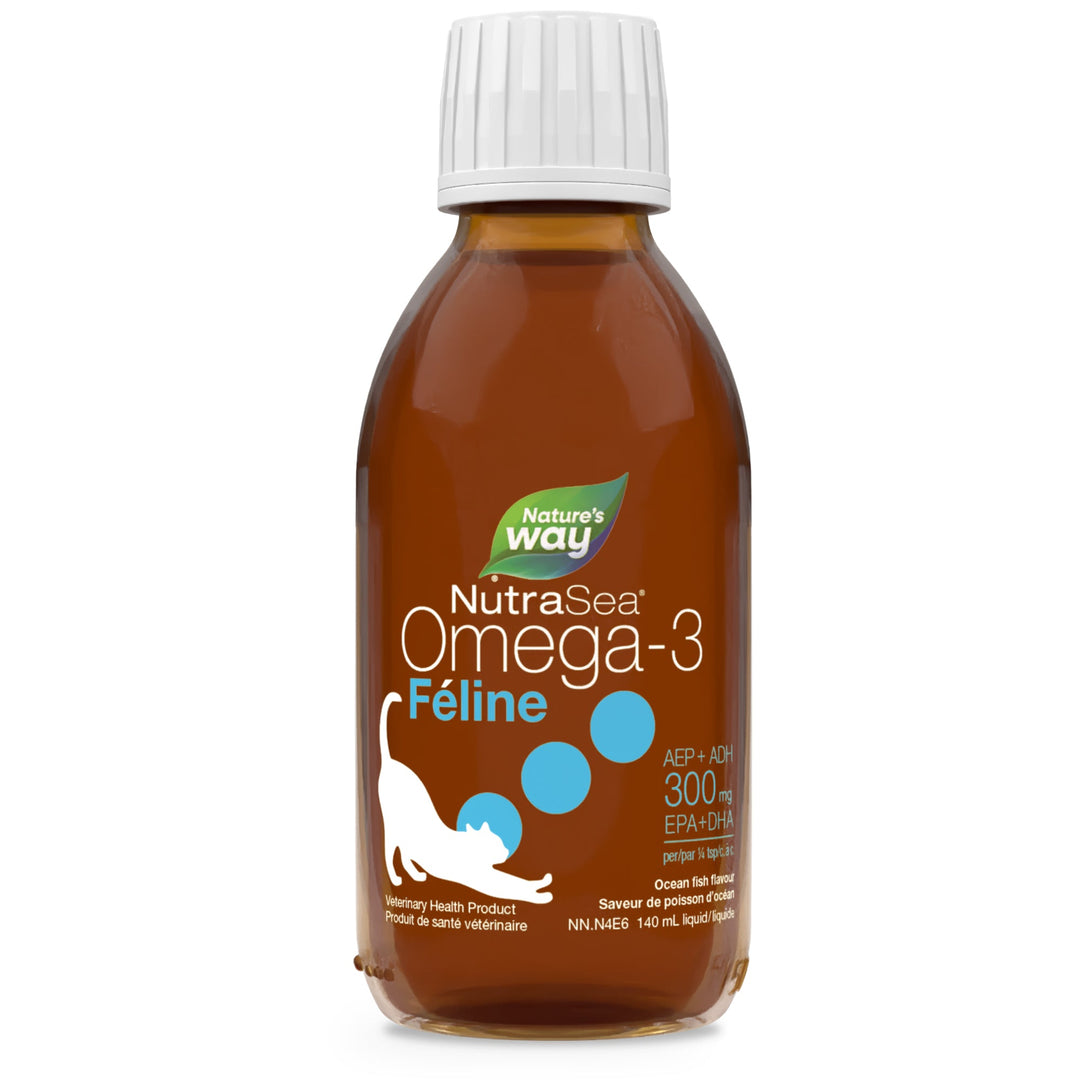 NutraSea Omega-3 Feline Liquid Supplement for Cats 140mL