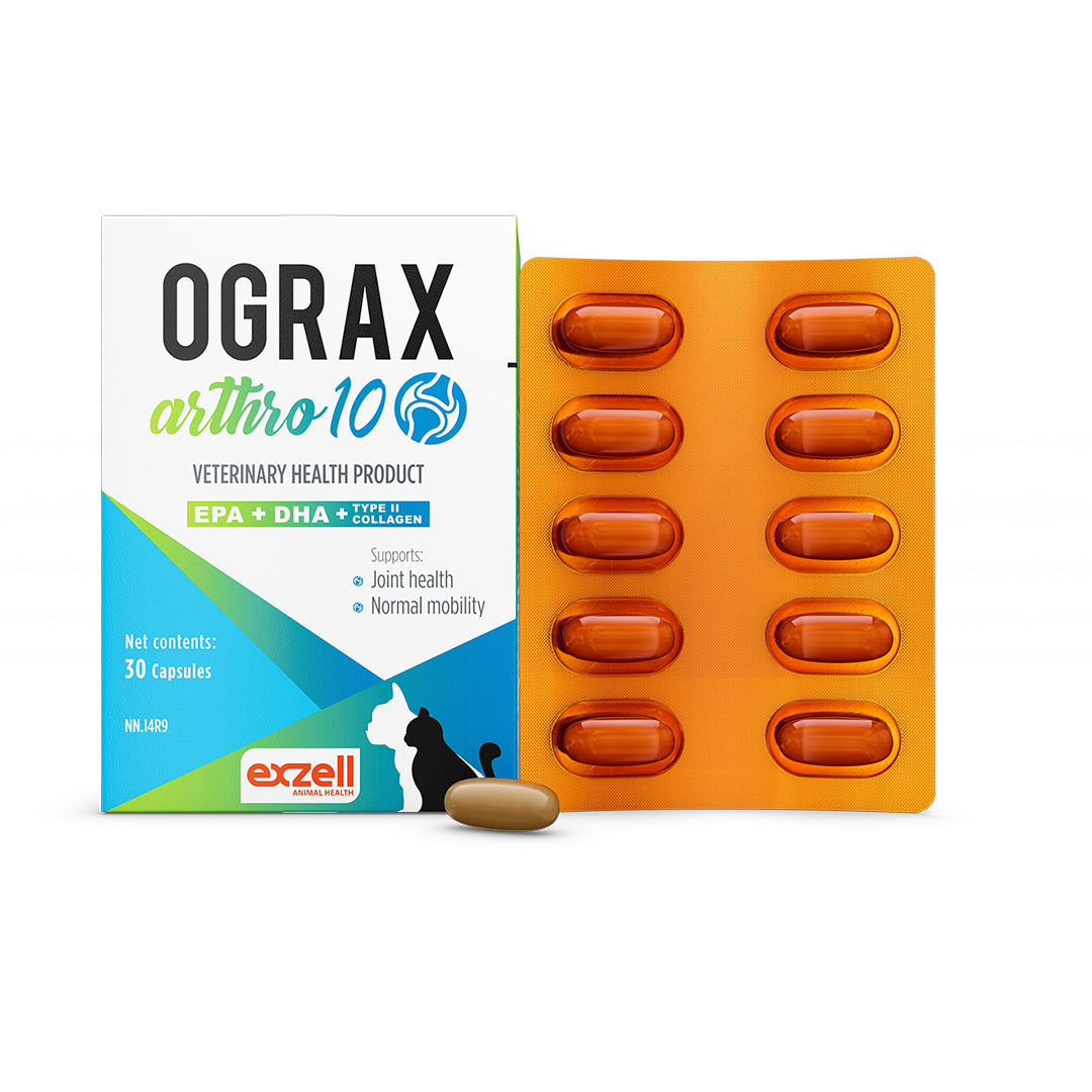 Ograx Arthro 10 capsules for small dogs and cats, 30 caps