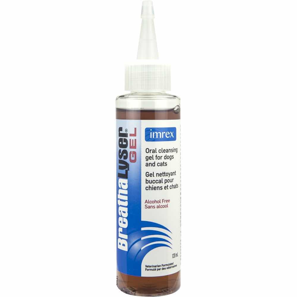 ImRex BreathaLyser Oral Cleansing Gel for Dogs &amp; Cats, 120 ml