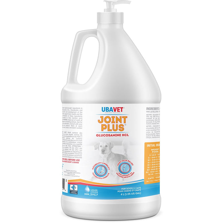 Ubavet Joint Plus Glucosamine HCl Liquid Formula for Dogs &amp; Cats