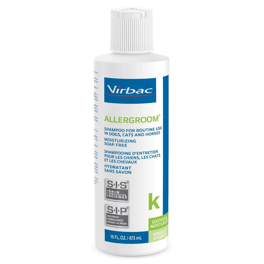 Virbac Allergroom Hypoallergenic Shampoo for Dogs &amp; Cats 473ml