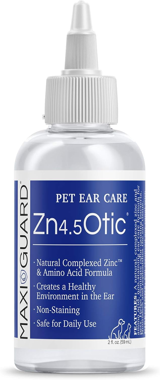 Maxi-Guard Zn 4.5 Otic Ear Care Solution for Dogs &amp; Cats 60ml