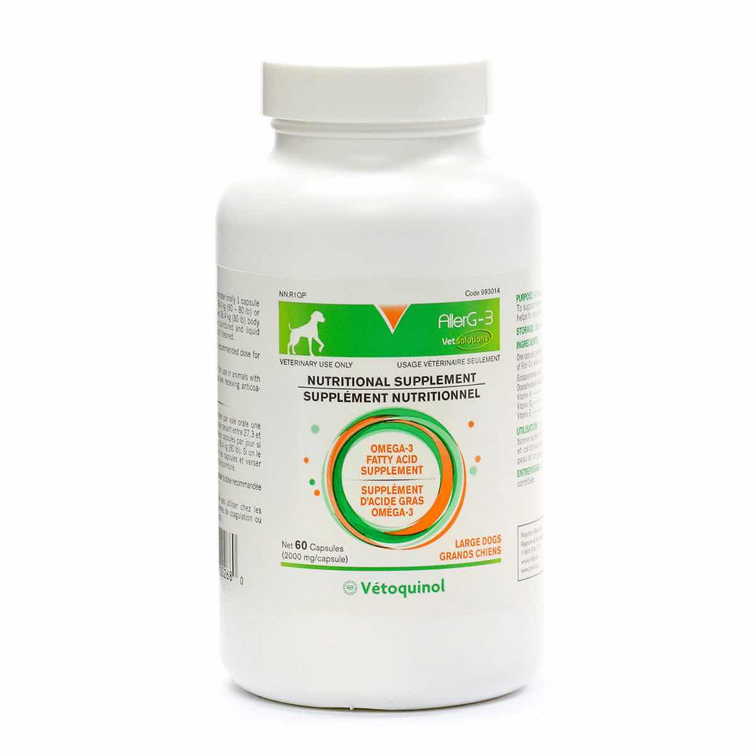 AllerG-3 Capsules 2000mg Pet Allergy Support Supplement