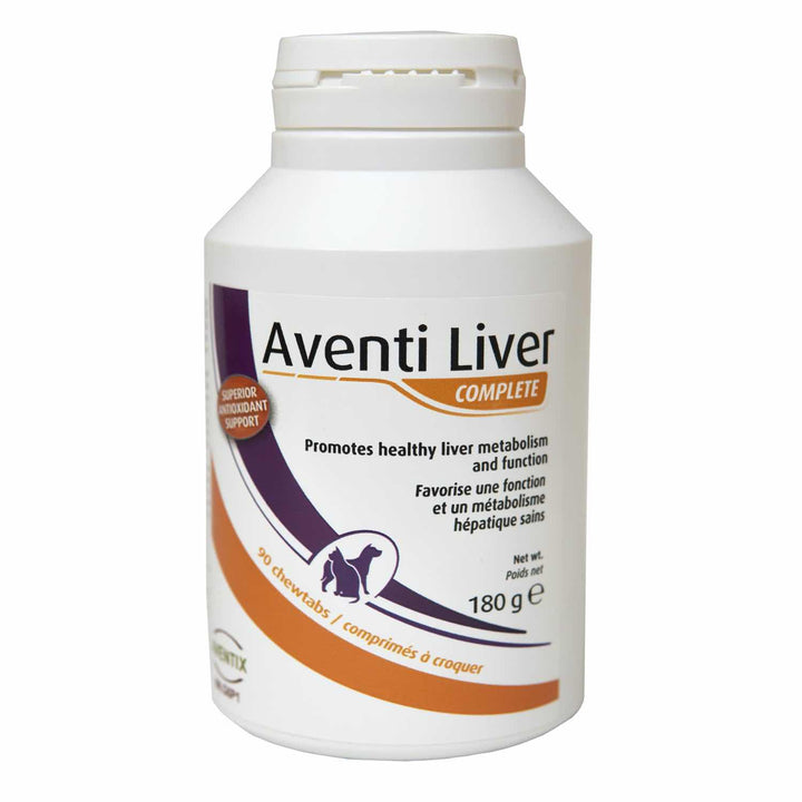 Aventi Liver Complete chewable tablets liver supplement for dogs and cats