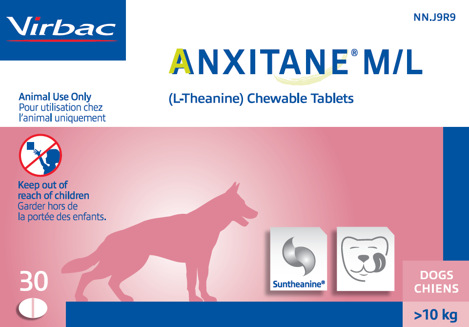 Virbac Anxitane Chewable Tablets Dogs &amp; Cats 30 Count