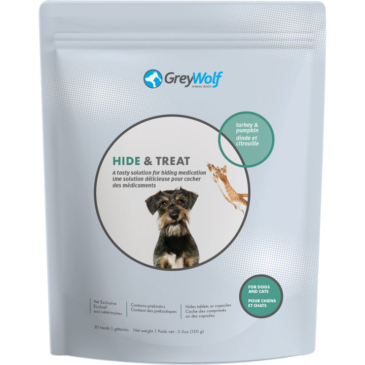 Grey Wolf Animal Health Hide &amp; Treat 30 Chews