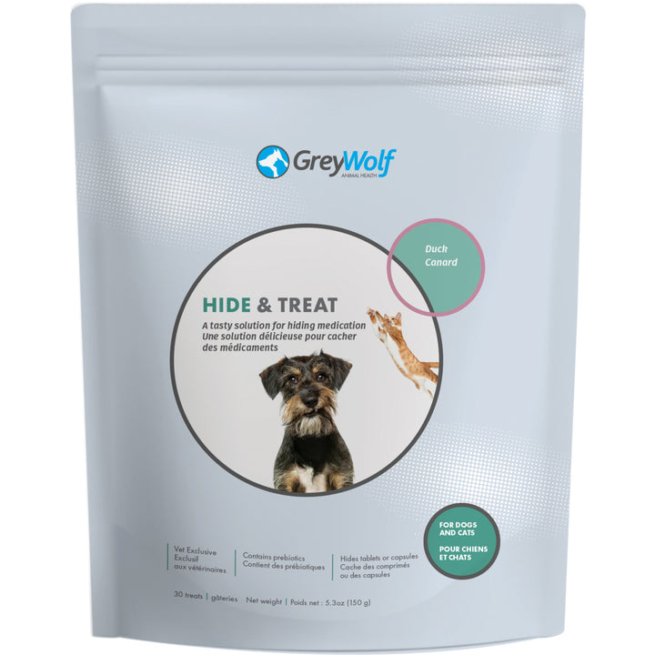 Grey Wolf Animal Health Hide &amp; Treat 30 Chews