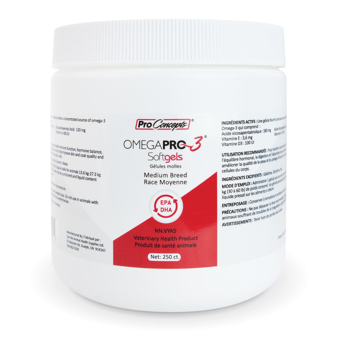 ProConcepts OmegaPro-3 Medium Breed Dog Supplement